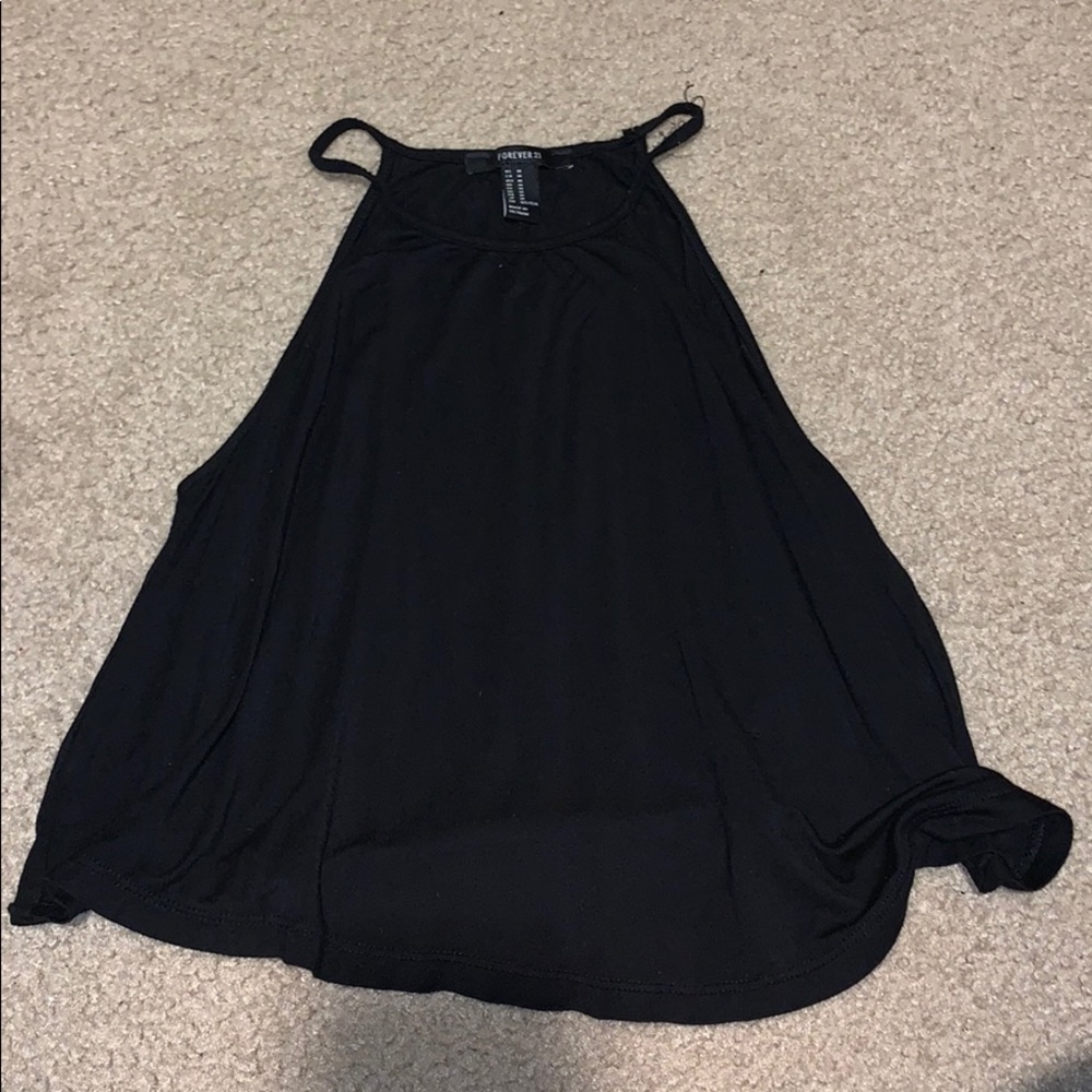 Black tank top
